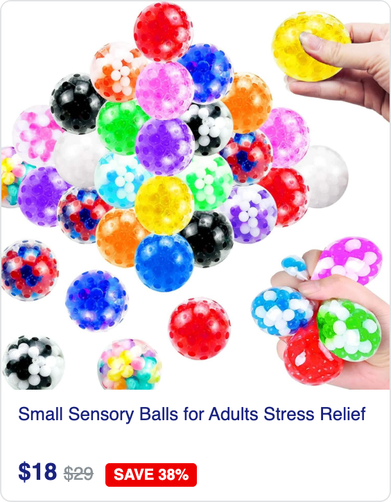 Small Sensory Balls for Adults Stress Relief