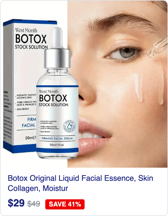 Botox Original Liquid Facial Essence, Skin Collagen, Moisturizing And Plump Skin, 30ml/1.01 Fl Oz