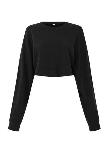 Cropped Sway Crew Neck Pullover