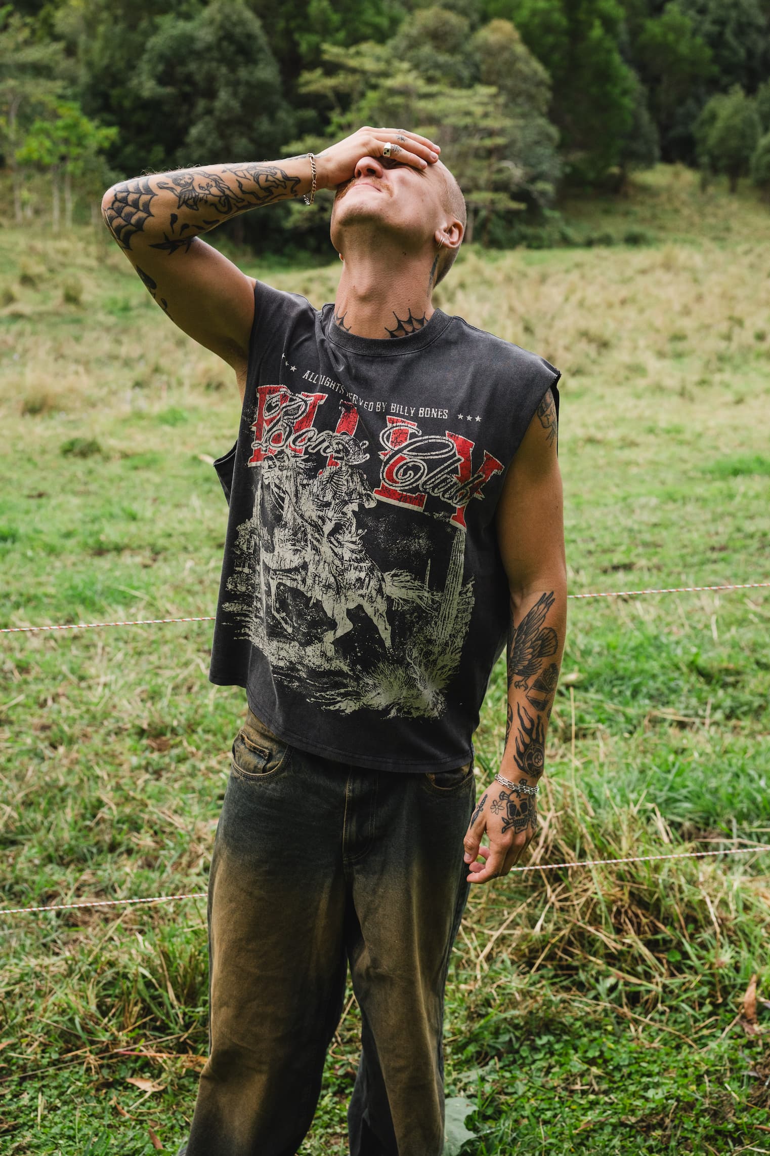 Camo barbed pants