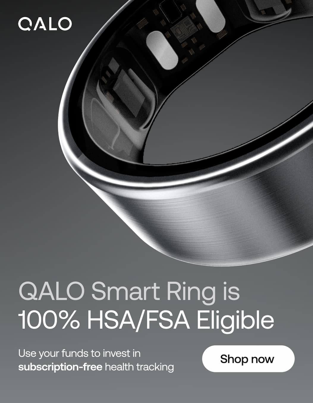 QALO Smart Ring is 100% HSA/FSA Eligible