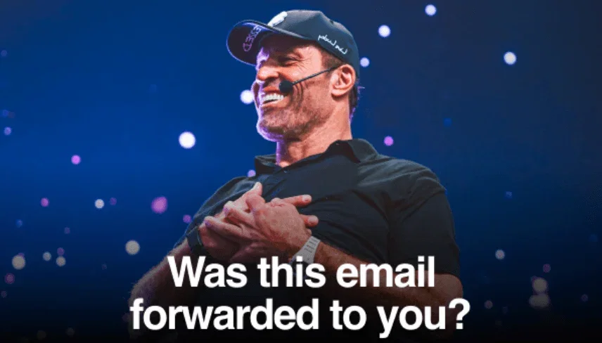 Was this email forwarded to you?