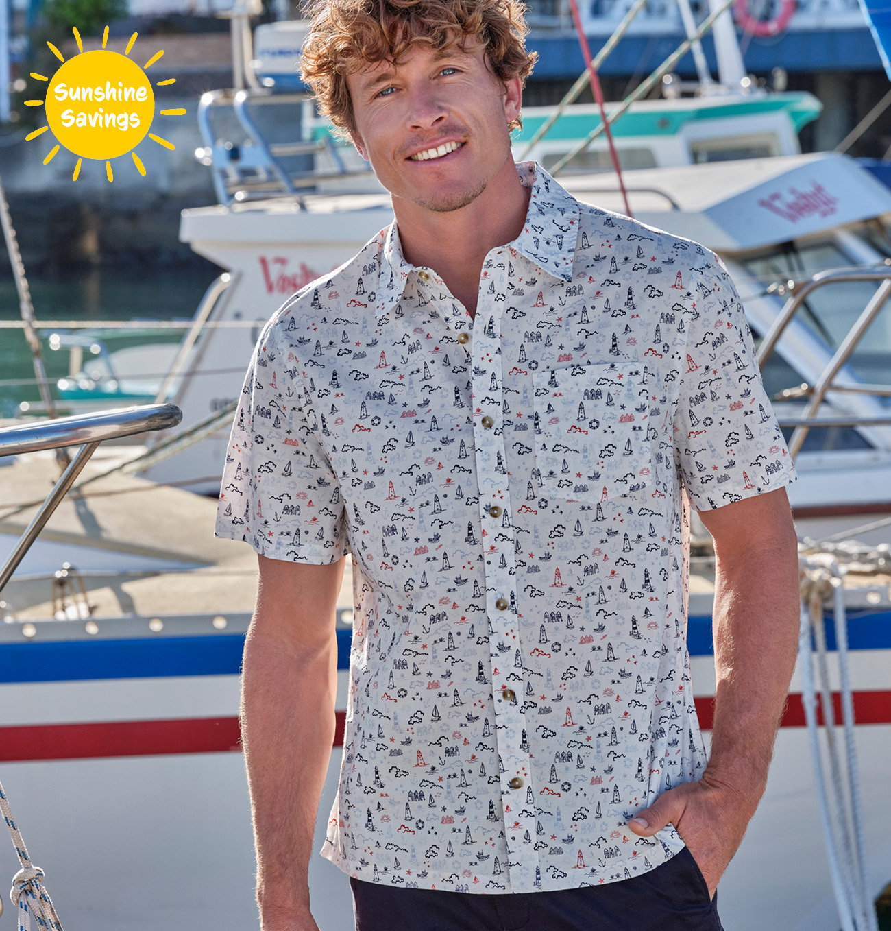 Short Sleeve Cotton Shirt