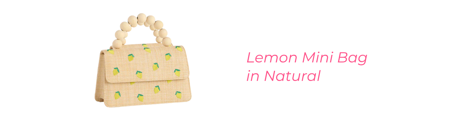 LEMON MINI BAG IN NATURAL