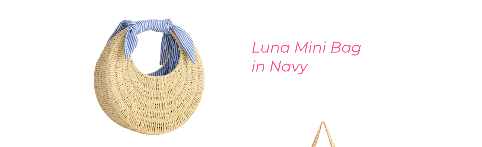 LUNA MINI BAG IN NAVY