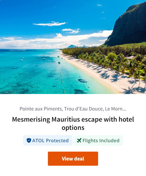 Mesmerising Mauritius escape with hotel options