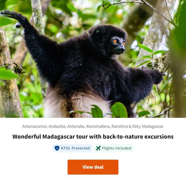 Wonderful Madagascar tour with back-to-nature excursions