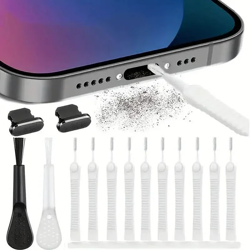 Image of 10-Pieces: Multifunctional Mini Cleaning Brush Dust Removal
