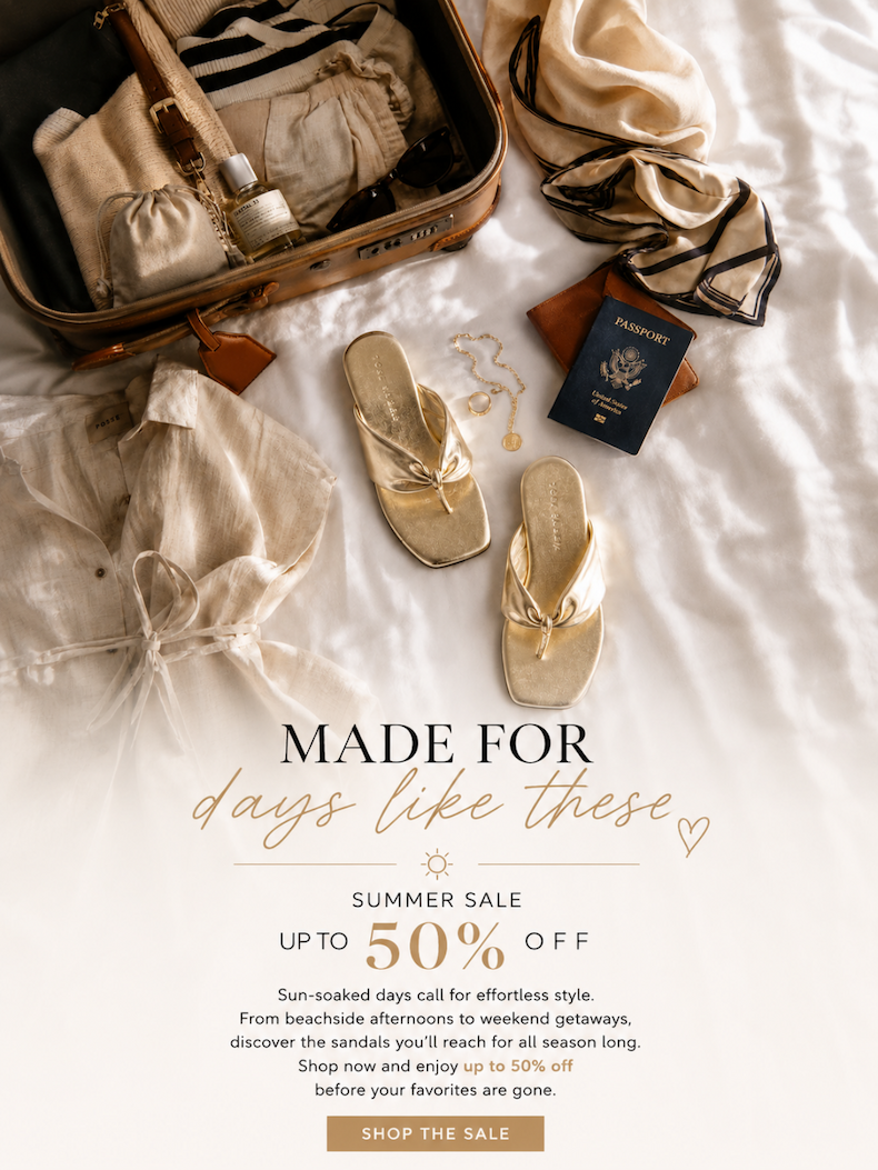 Secure your favorites up to 50% off before they're gone!