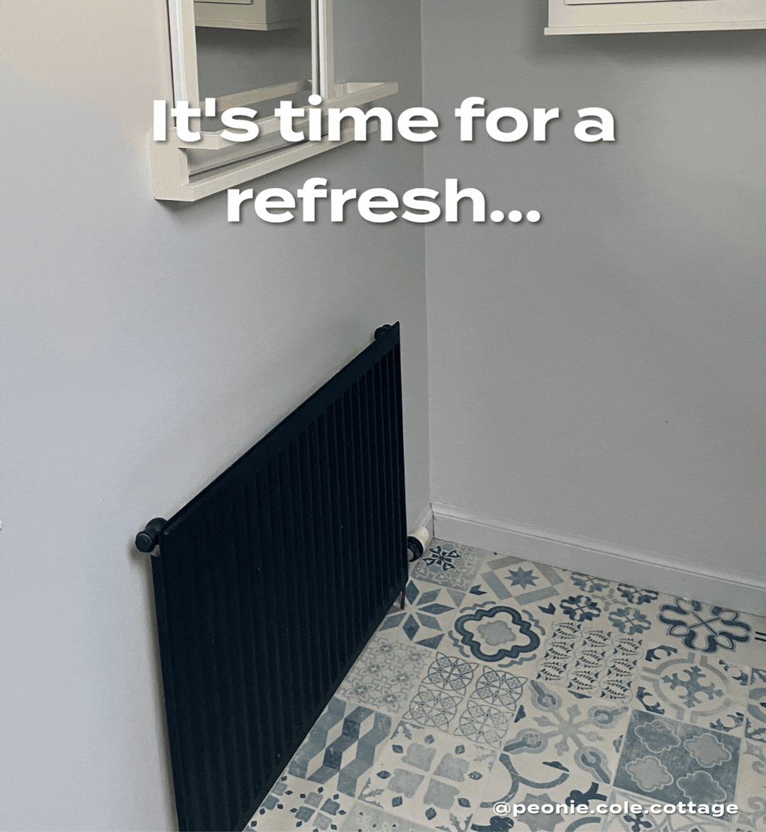 Animated gif with a before and after visuals