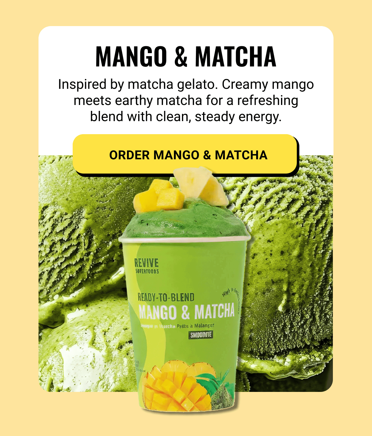 Mango & Matcha
