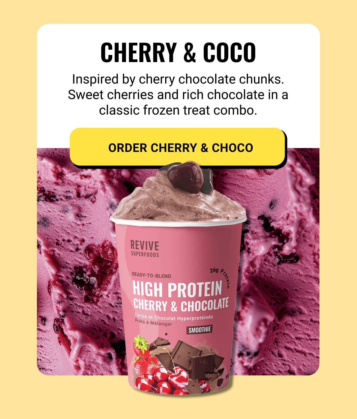 High Protein Cherry & Chocolate