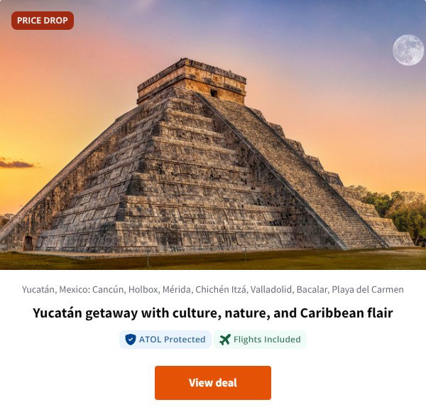 Yucatán getaway with culture, nature, and Caribbean flair