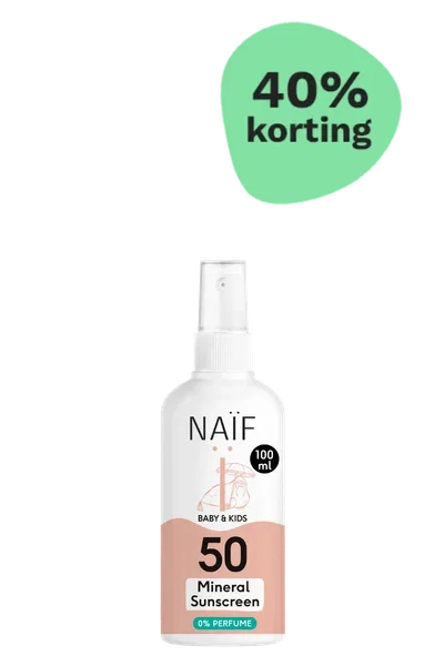 Naïf Zonnebrandcrème 0% parfum voor Baby & Kids SPF50 100ml