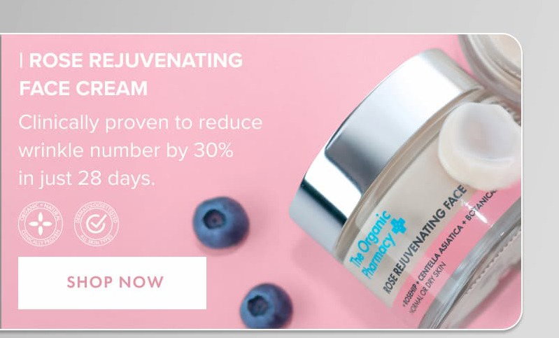 Rose rejuvenating face cream