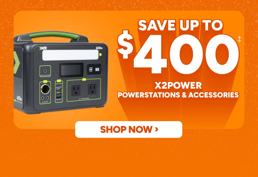Save up $400 x2power powerstations $ accessories
