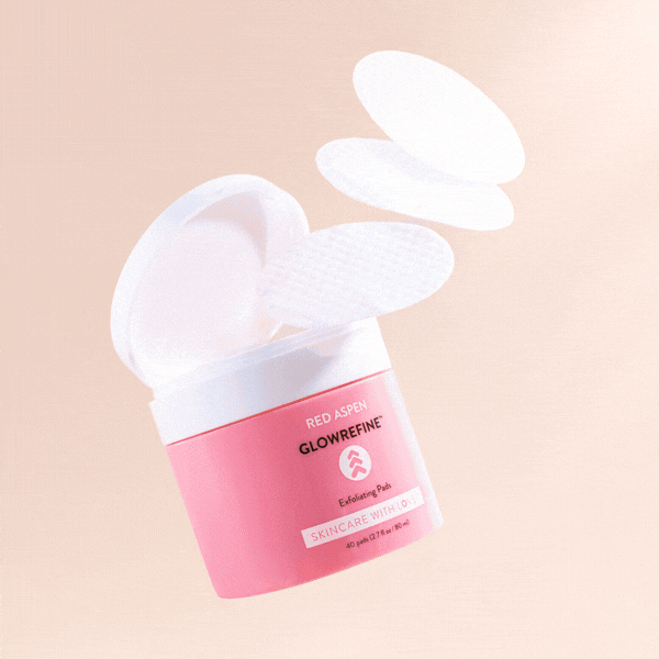 GlowRefine Exfoliating Pads + Blue Hydrogel Face Masks