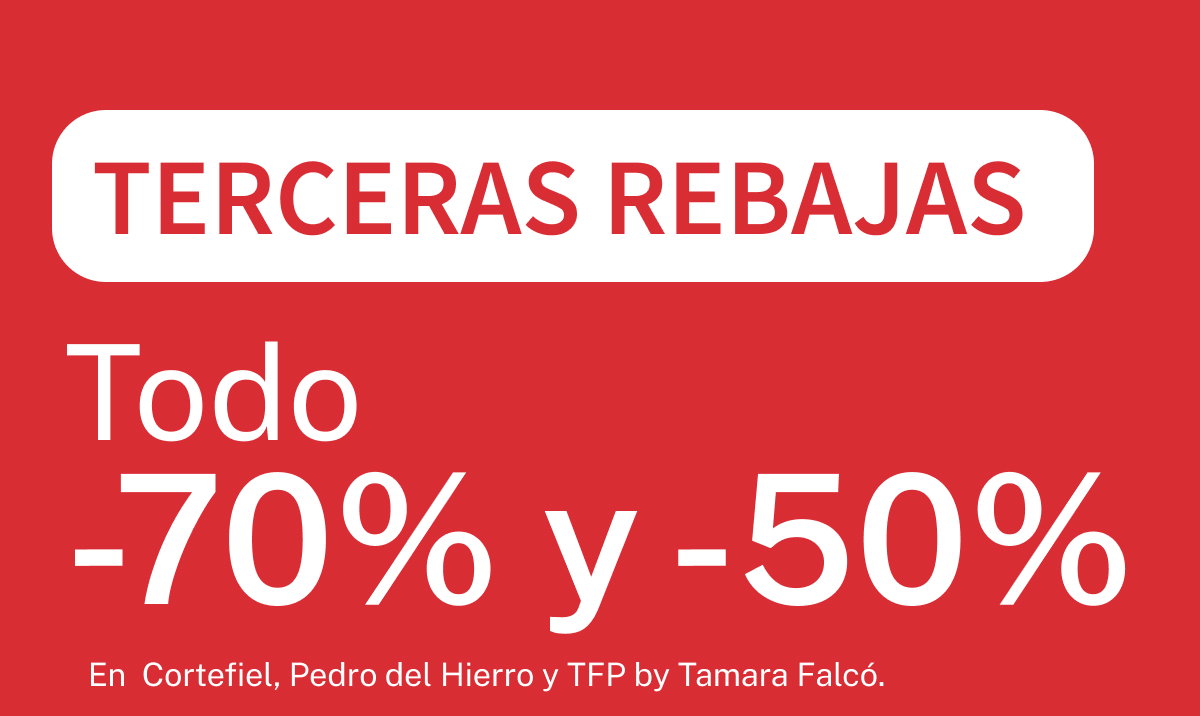 TERCERAS REBAJAS