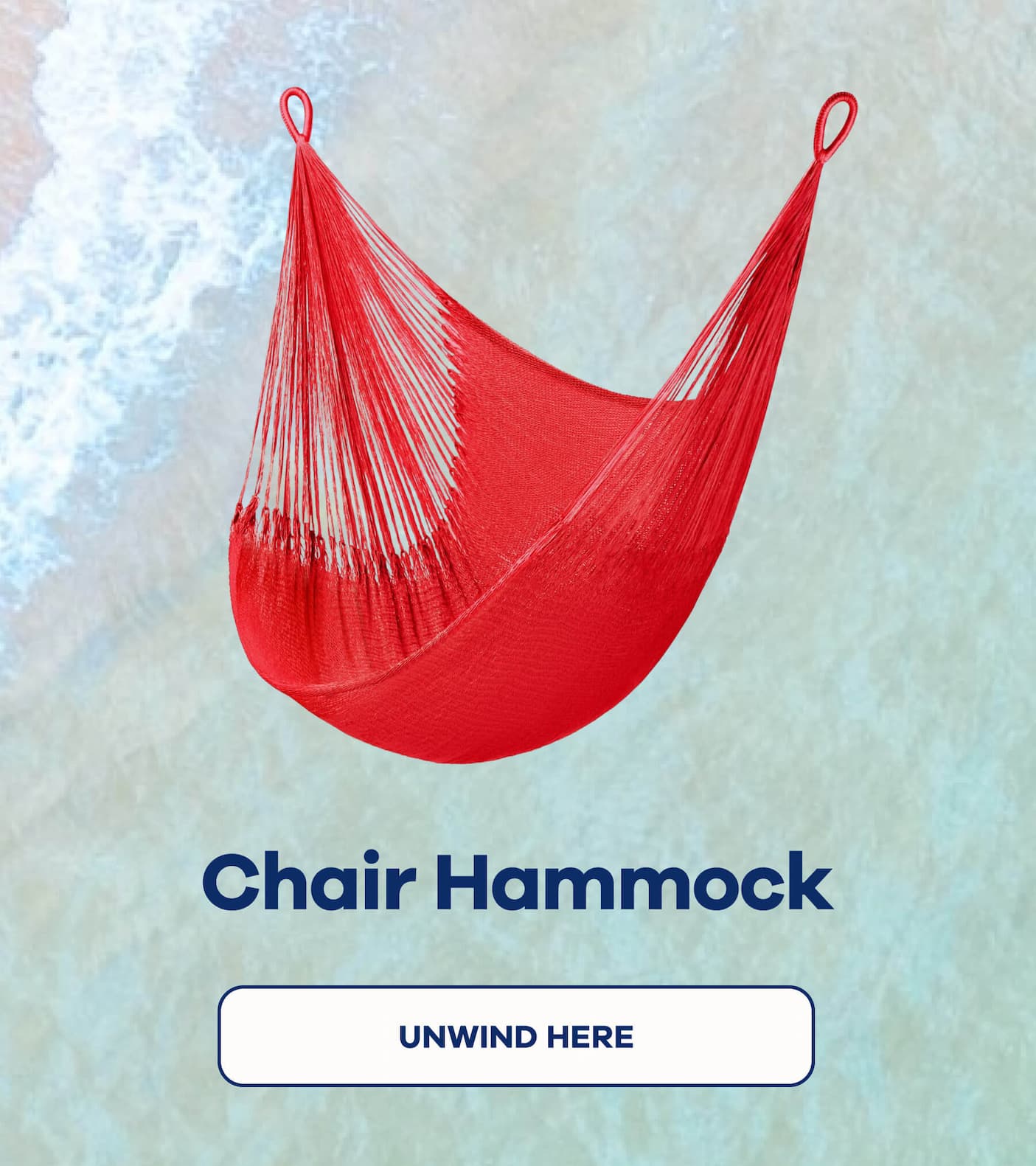 Chair Hammock UNWIND HERE