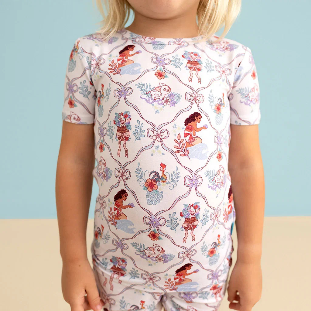 Image of Disney Posh Moana Classic Pajama Short Set