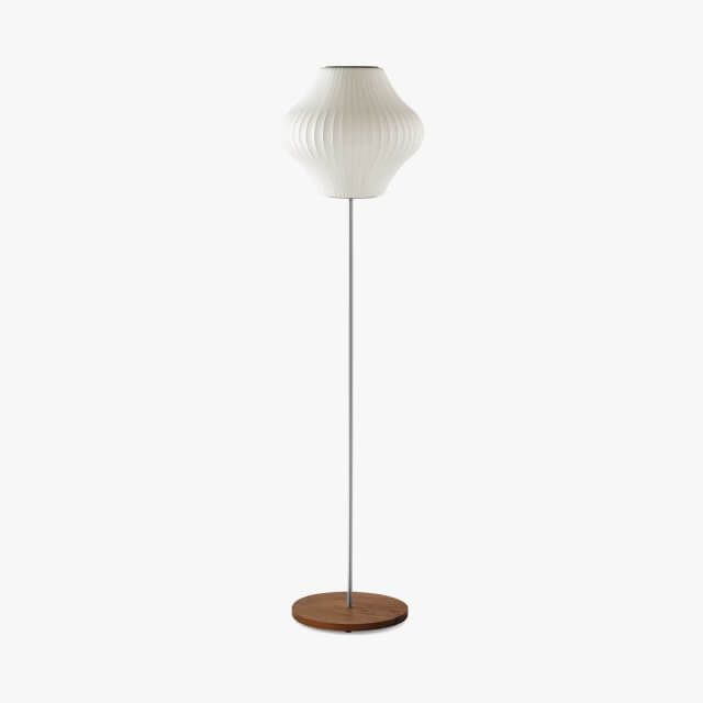 View Nelson Pear Lotus Floor Lamp