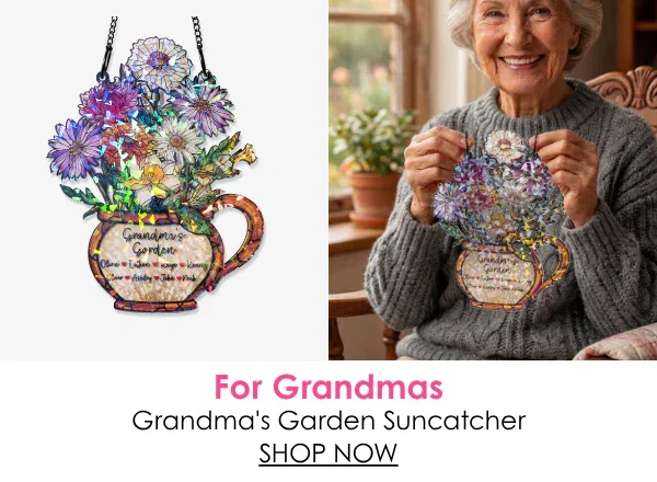 For Grandmas - Grandma's Garden Suncatcher