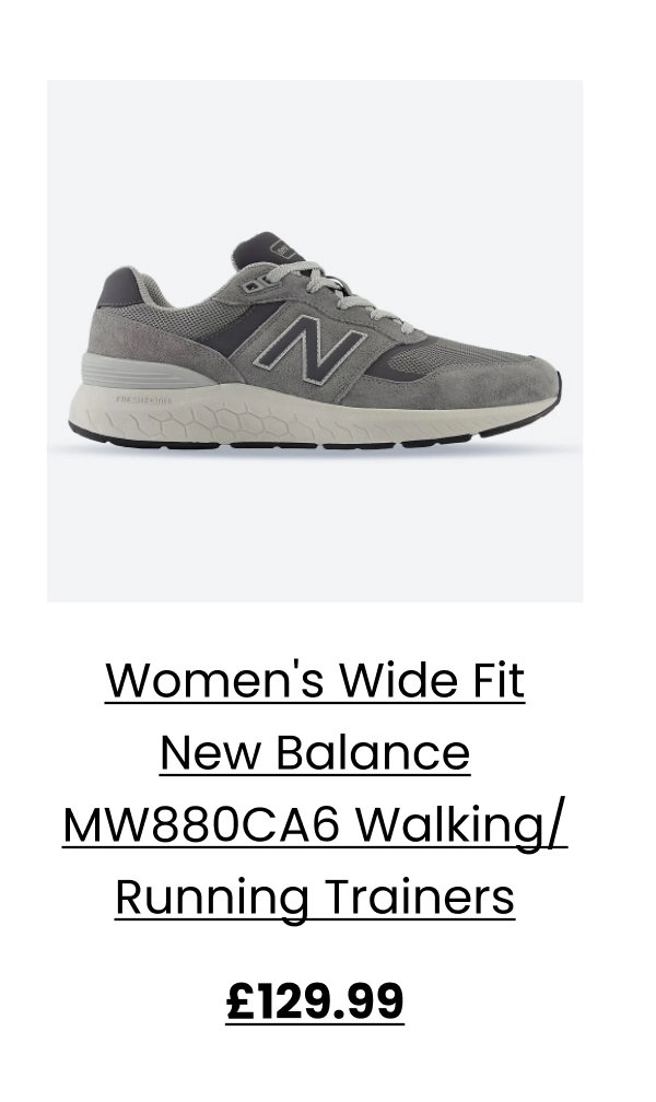 Women's Wide Fit New Balance MW880CA6 Walking/Running Trainers