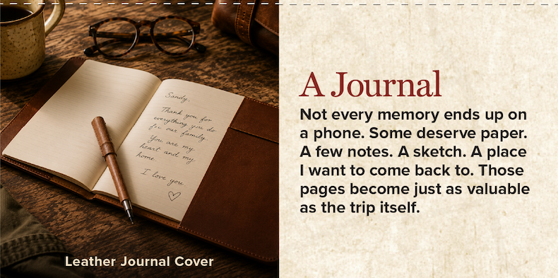 Large Leather Journal Cover