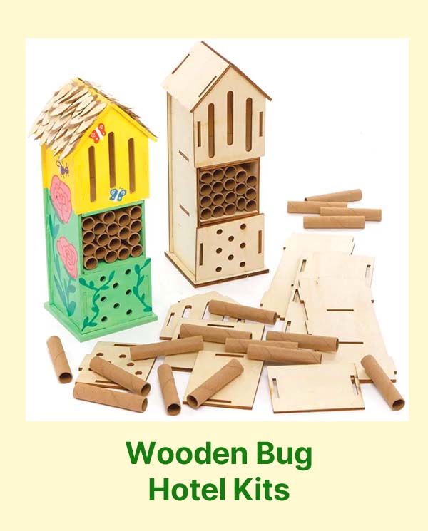 Wooden Bug Hotel Kits
