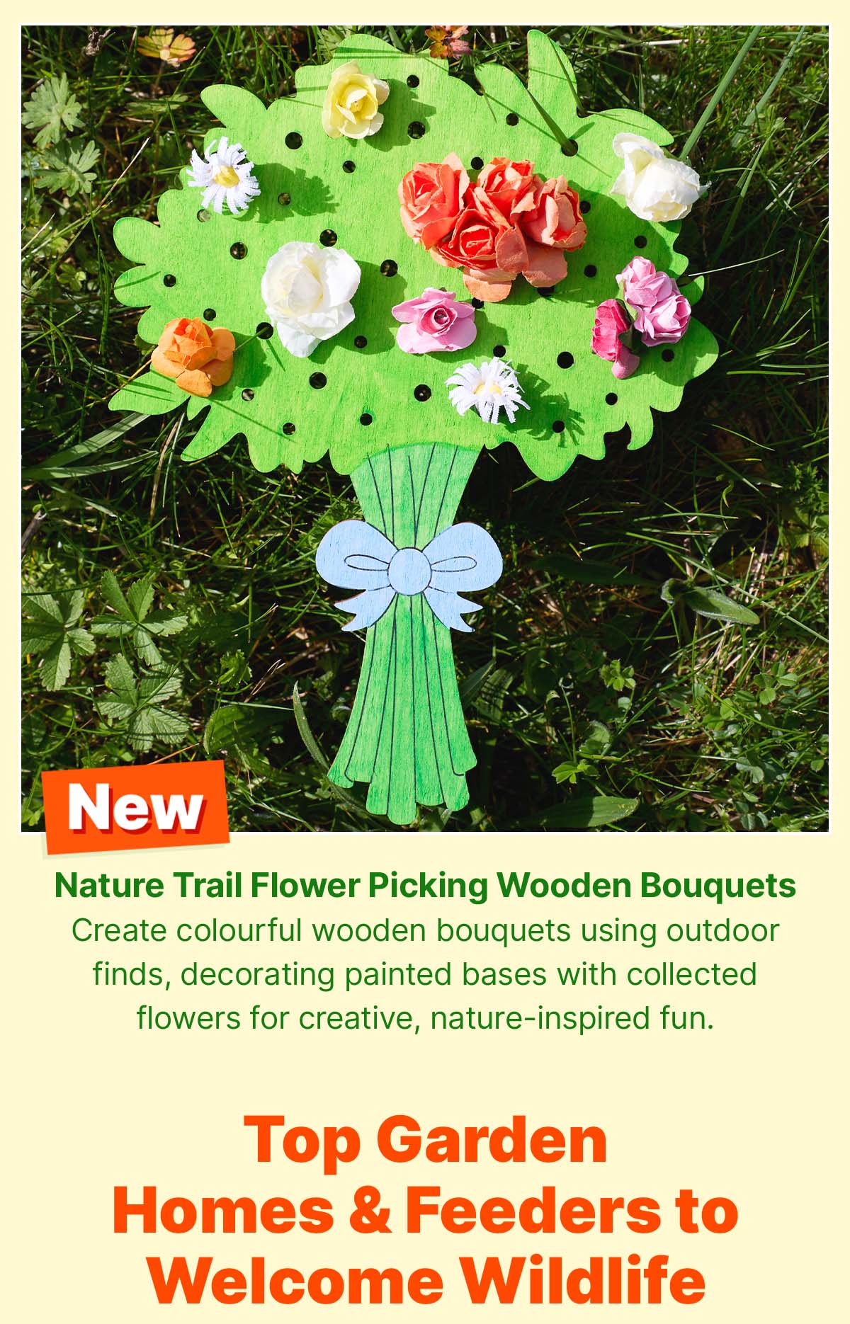 Nature Trail Flower Picking Wooden Bouquets