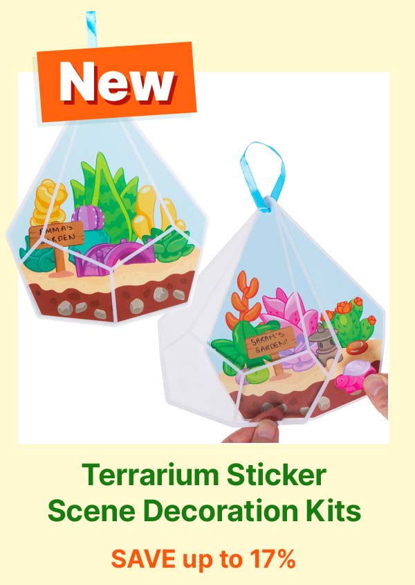 Terrarium Sticker Scene Decoration Kits