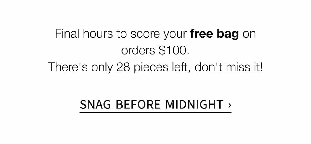 Free GIFT on orders $100+
