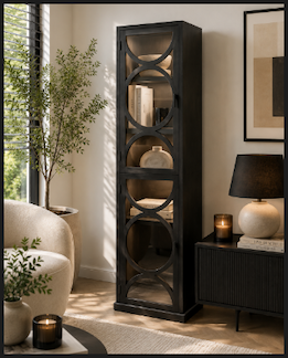 PTMD – Vitrinekast Nova – 80x40x180