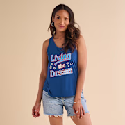Natural Reflections Living The Dream Tank - Navy Peony