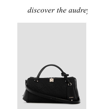 Black logo audrey small girlfriend satchel