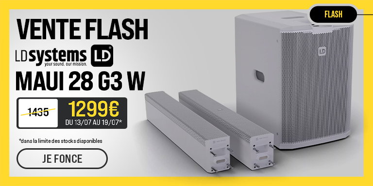 LD SYSTEMS MAUI 28 G3 W : Vente Flash