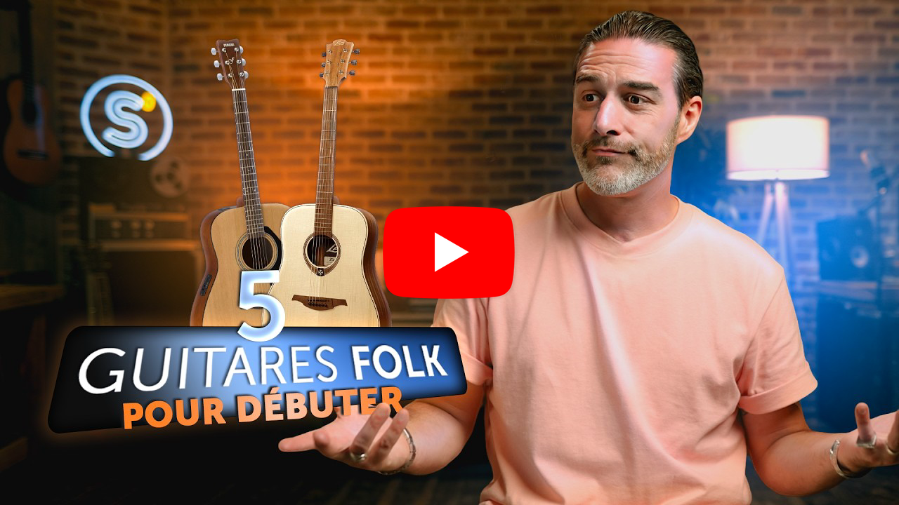 5 guitares FOLK abordables pour DÉBUTANT !