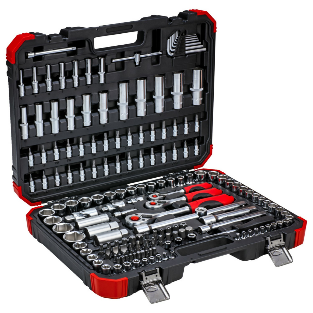 Gedore RED R45603172 172-delige Dopsleutelset 1/4” + 3/8” + 1/2