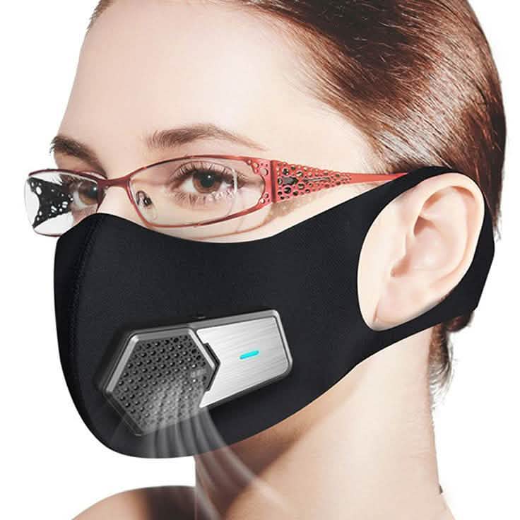 Image of PM2.5 Dustproof Smart Electric Fan Breathable Mask