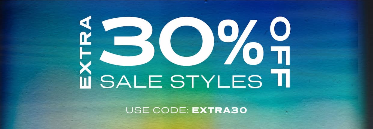 Extra 30% Off Sale Styles - Used Code: EXTRA30