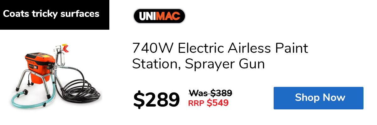 740W Electric Airless Paint Station, Sprayer Gun