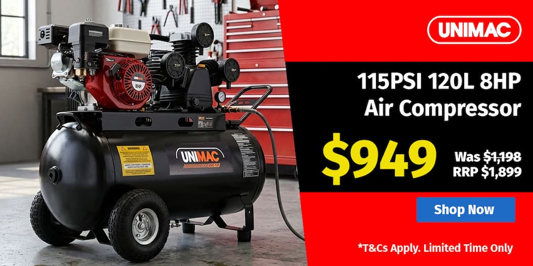 115PSI 120L 8HP Air Compressor