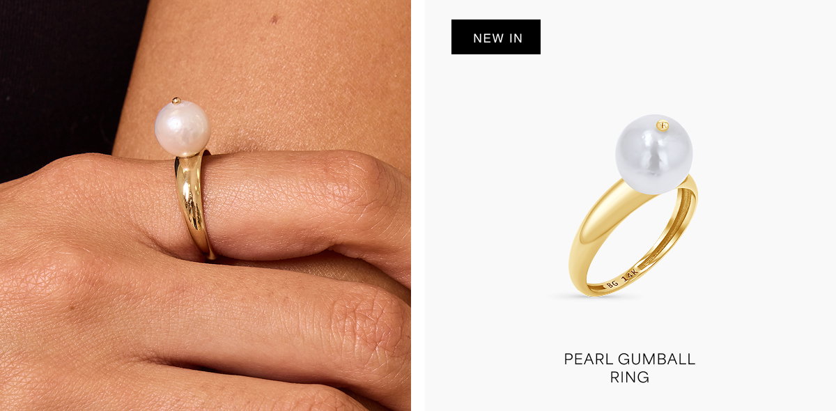 Pearl Gumball Ring
