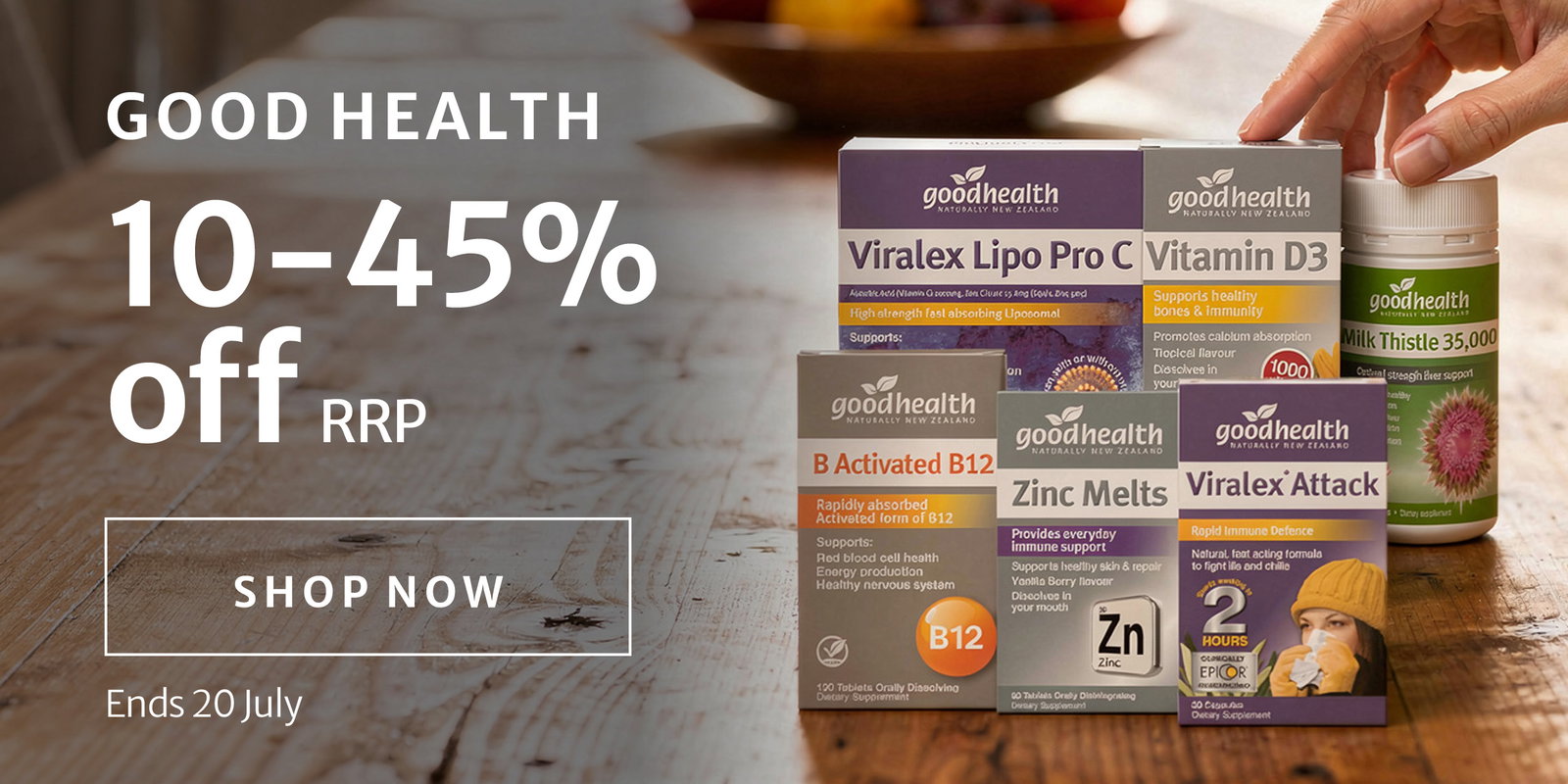 10-45% off RRP on Good Health