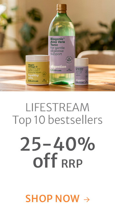 25-40% off RRP on Lifestream Top 10 bestsellers