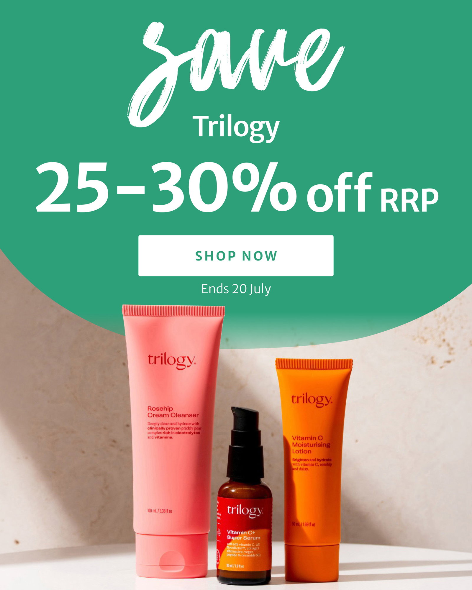 25-30% off RRP on Trilogy