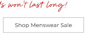 Shop Menswear Sale