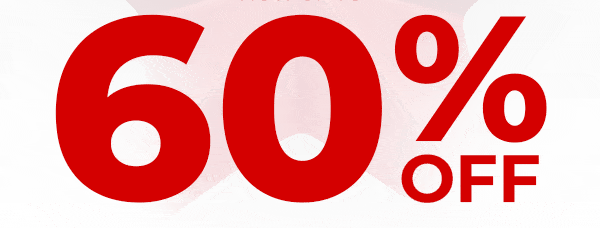 Now Up TO 60% Off - Hurry... these deals won't last long
