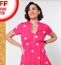 Beautiful And Bright Embroidered Tunic Dress - 60% Off Now £20