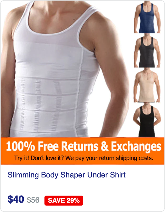 Slimming Body Shaper Under Shirt